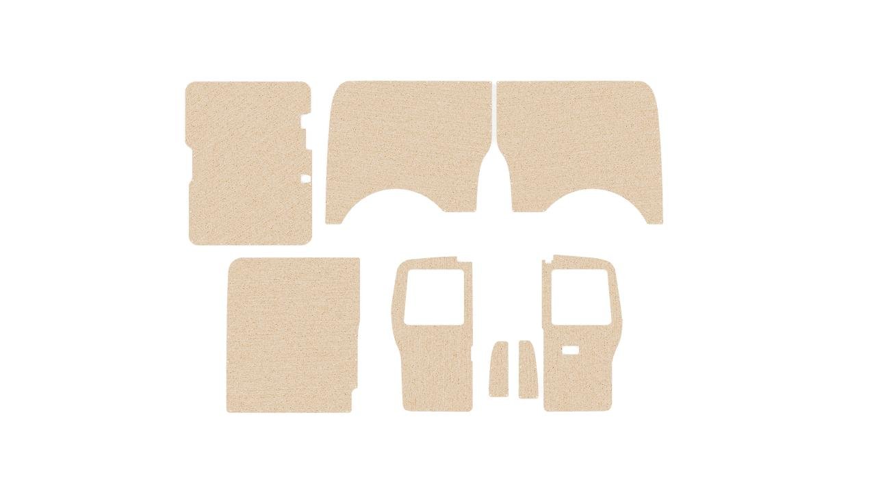 thumbnail image 2 of Door Seal Gasket Kit For VW T5 / T6 Transporter – Front, Rear, Sliding Door, Tailgate – 4x Rubber Seals (LLS-GERMANY) 2 of 6