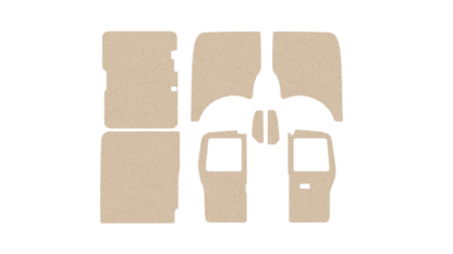 VW T5/T6 Full Height Ply Lining Kit - SWB - Barn Doors