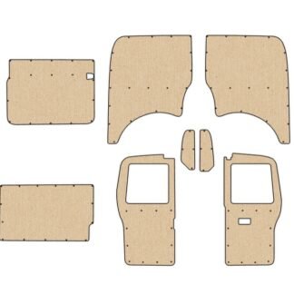 VW Transporter T5 T6 Ply Lining Kit - Full Height Barn Doors