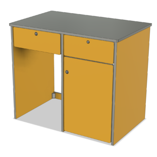 Front Camper Kitchen Pod - POD D - Laminated Finish